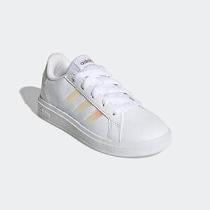 NWT Adidas Girls' Grand Court 2.0 Sneaker in White Size 12 Medium  